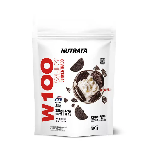 W 100 WHEY CONCENTRADO NUTRATA REFIL 900 G