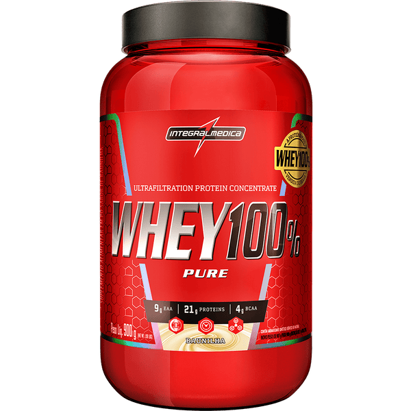 WHEY 100% CONCENTRADO POTE  900 G