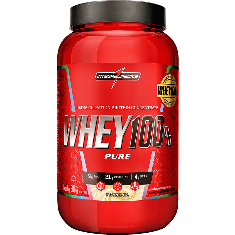 WHEY 100% CONCENTRADO POTE  900 G