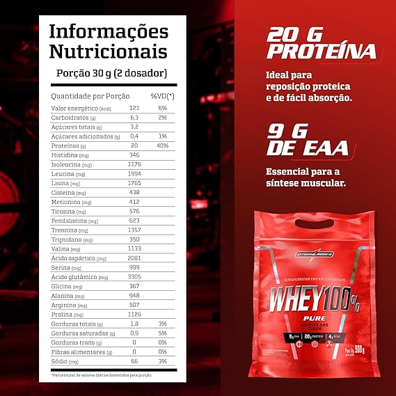 WHEY 100% REFIL 900 GRAMAS